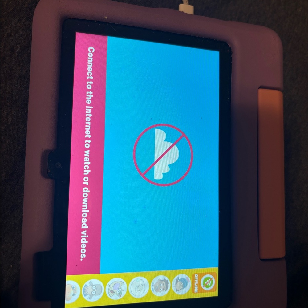 Barely used Amazon fire kids tablet comes with charger. OBO
